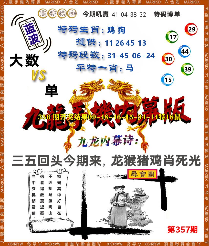 九龙手机内幕 第357期