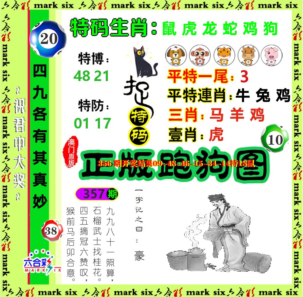 正版跑狗图 第357期