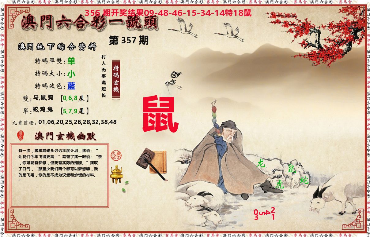 一号头 第357期