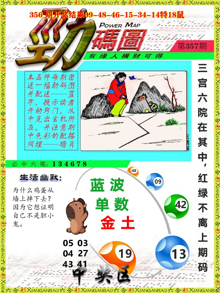 劲码图 第357期