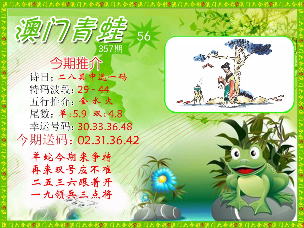青蛙系列56 第357期