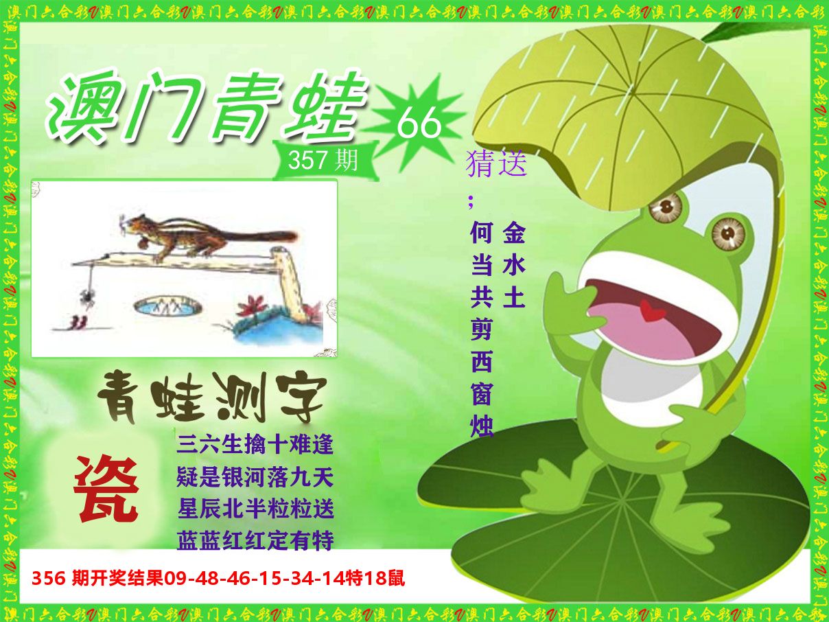 青蛙系列66 第357期