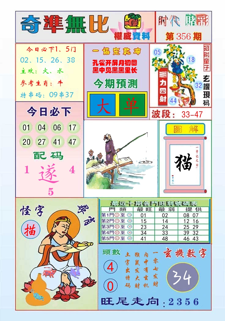 时代赌彩 第357期
