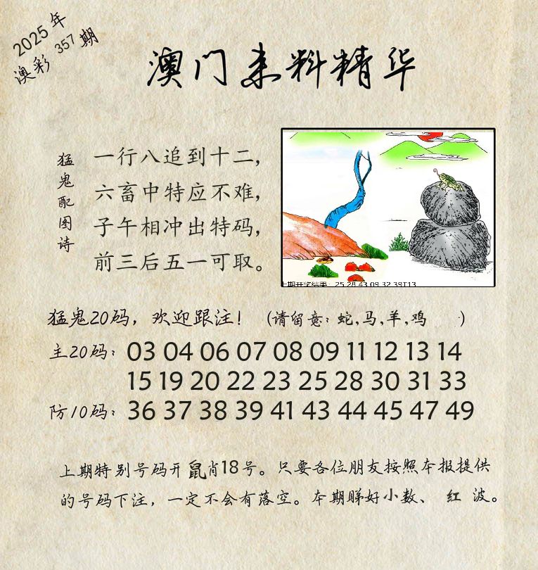 精华来料 第357期