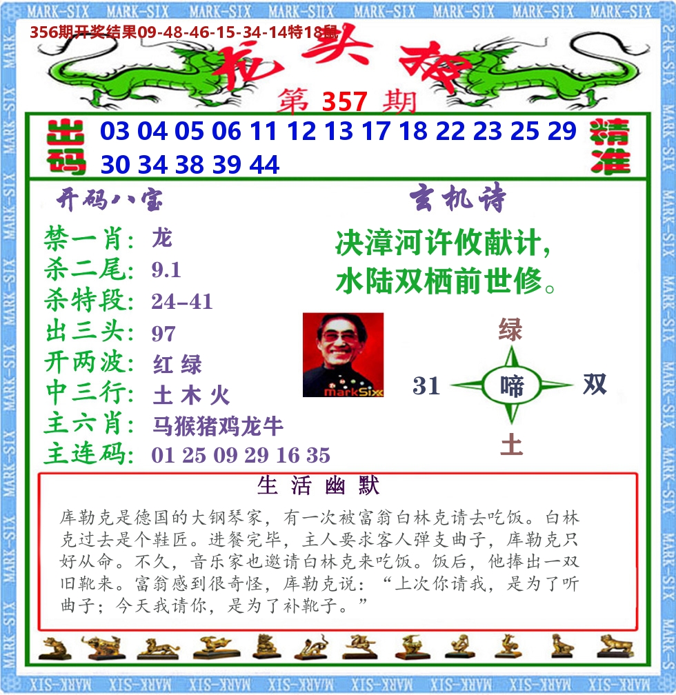 澳门龙头报 第357期