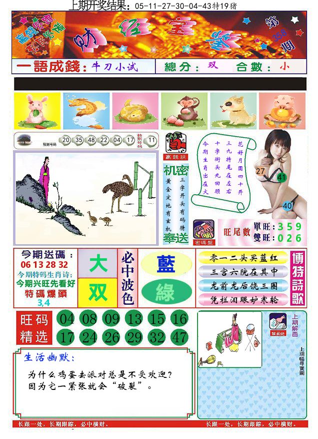 澳门财经宝鉴 第358期