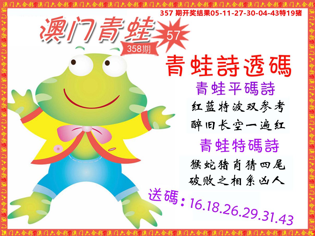 青蛙系列57 第358期