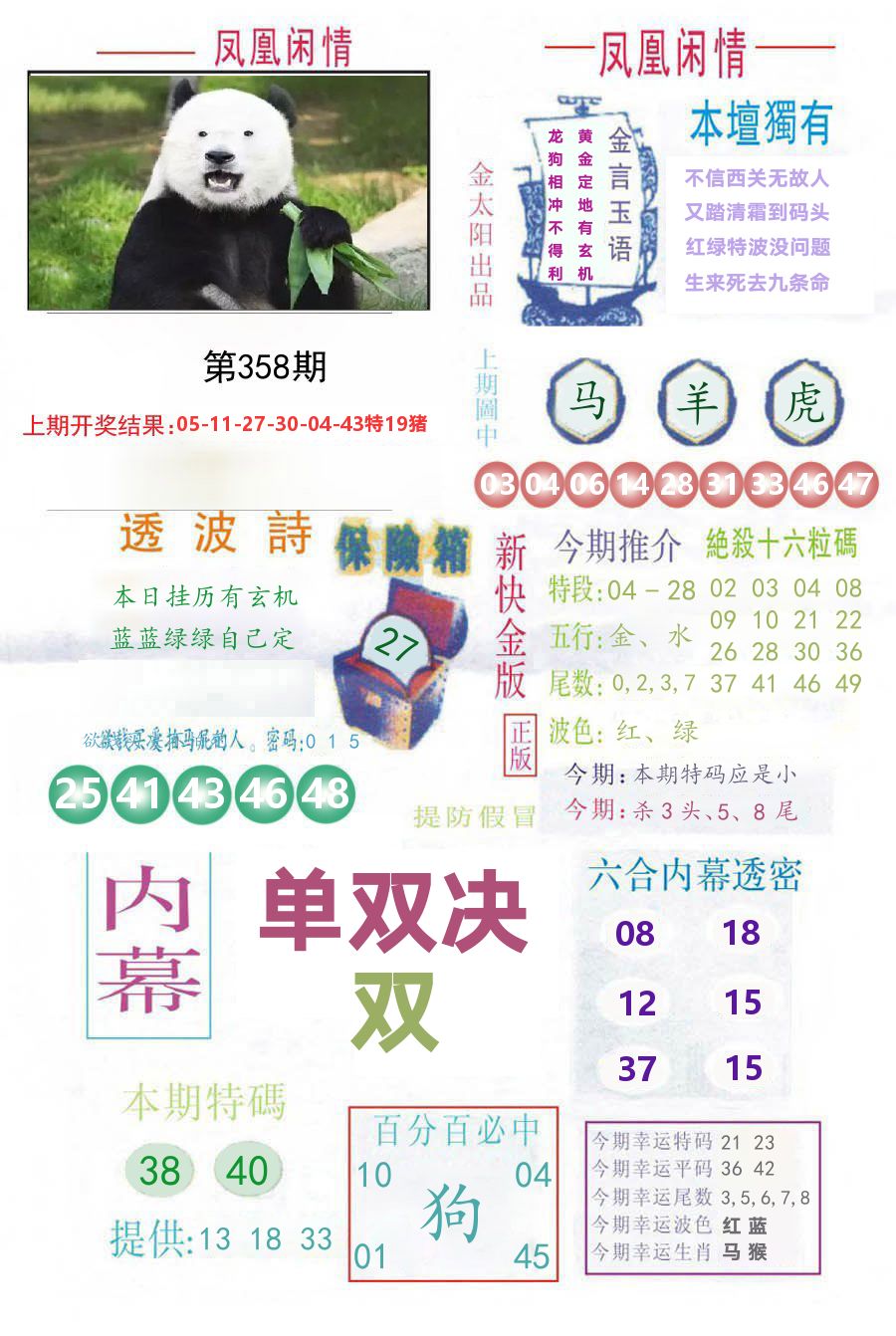 凤凰闲情 第358期