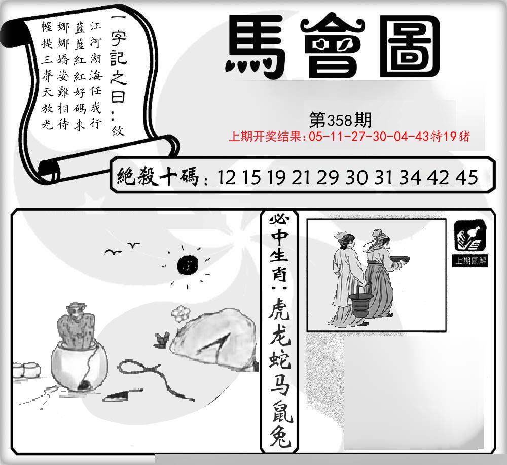 马会图 第358期