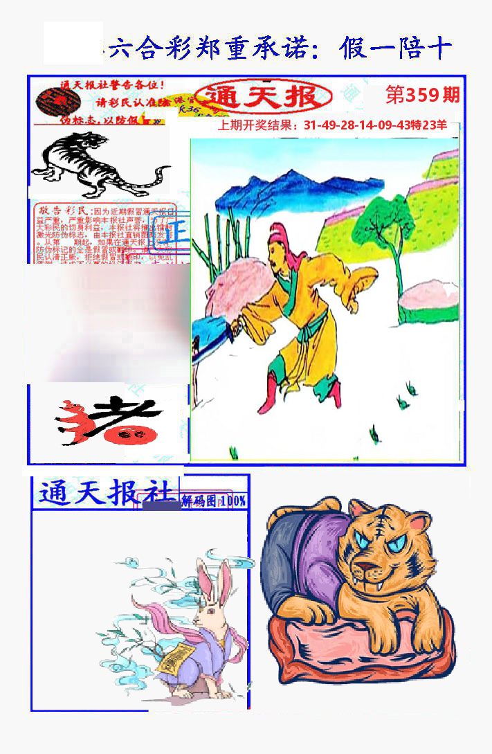通天报 第359期