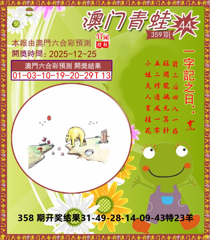 青蛙系列44 第359期