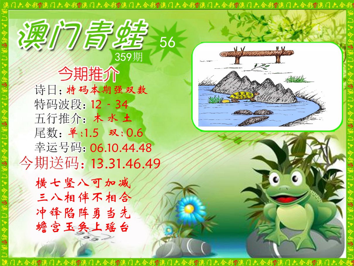 青蛙系列56 第359期