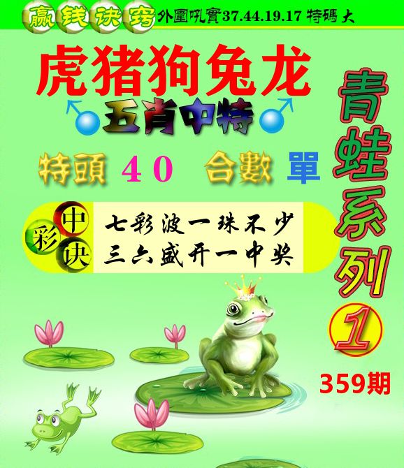 青蛙彩图 第359期