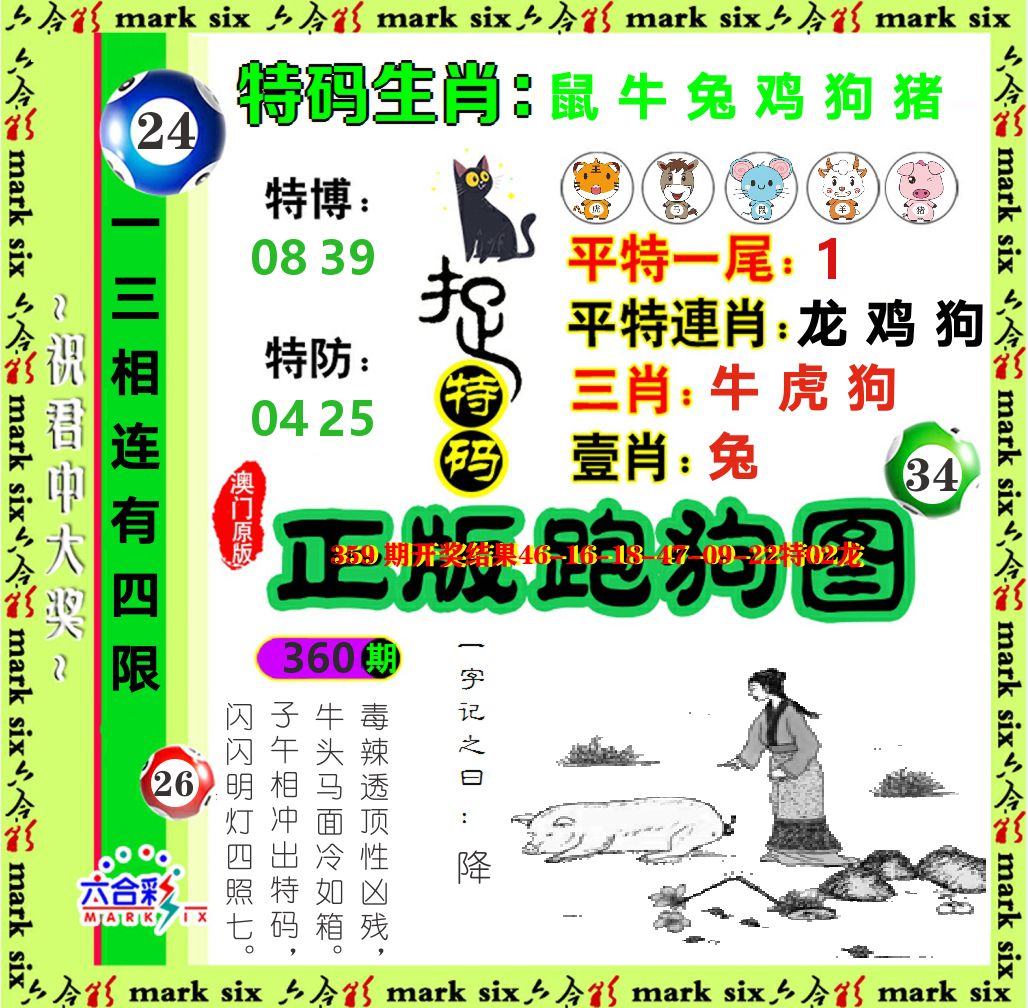 正版跑狗图 第360期