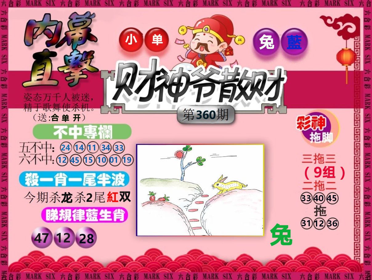 财神爷散财 第360期