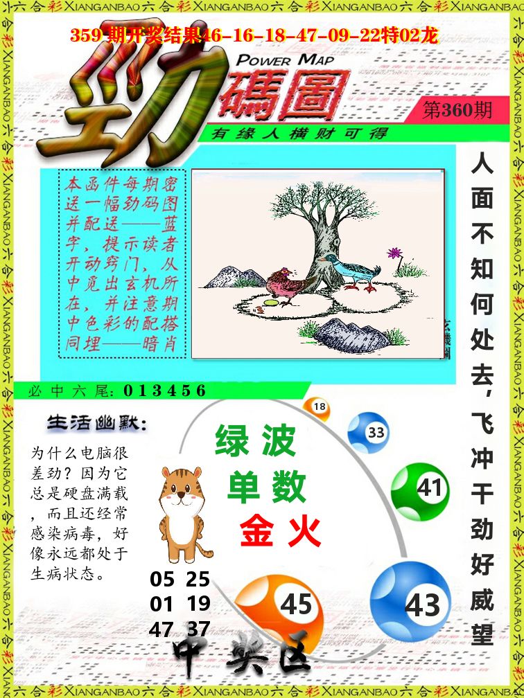劲码图 第360期