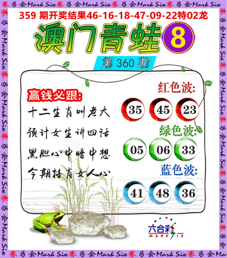 青蛙系列8 第360期