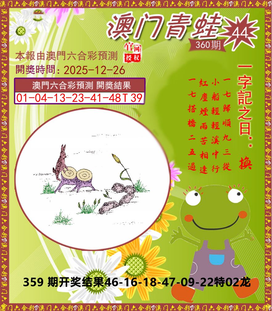青蛙系列44 第360期