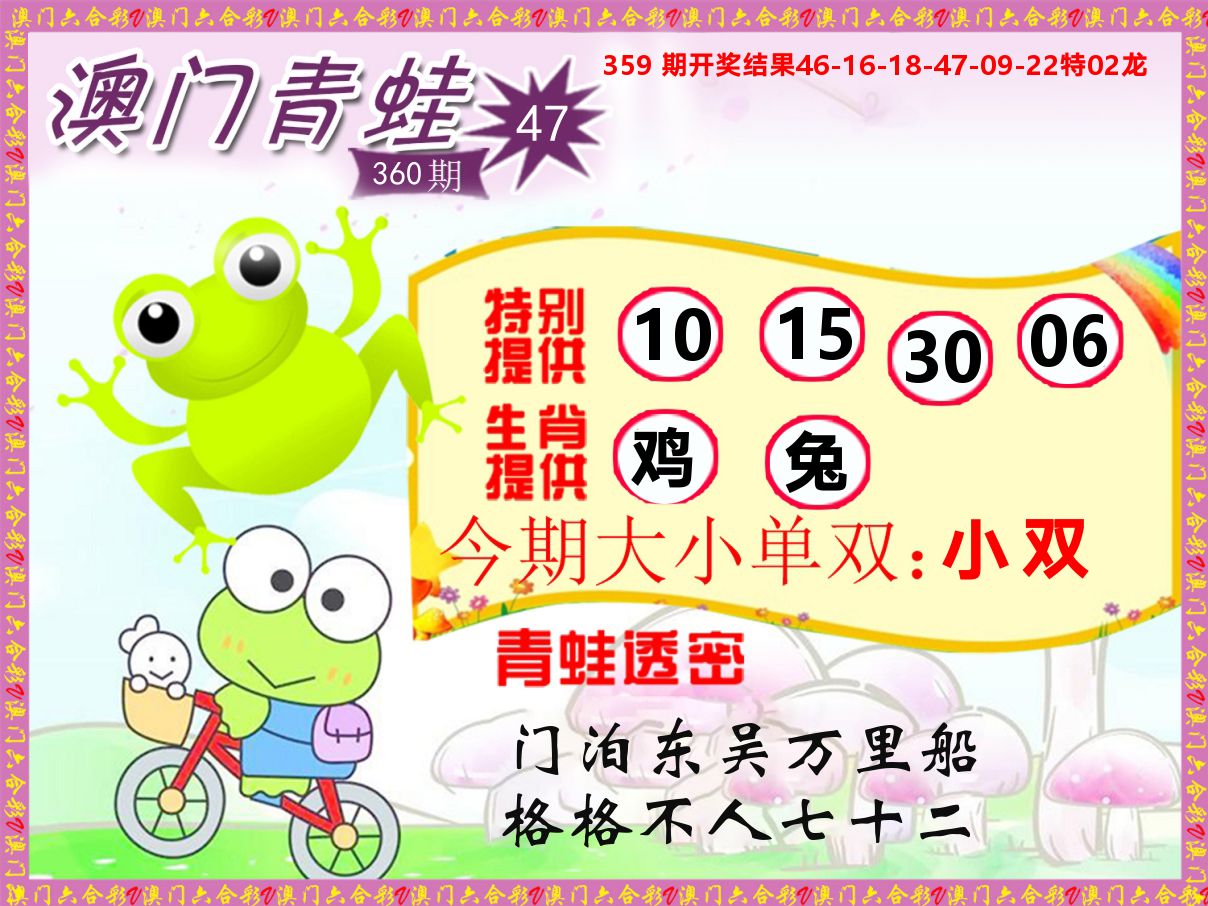 青蛙系列47 第360期