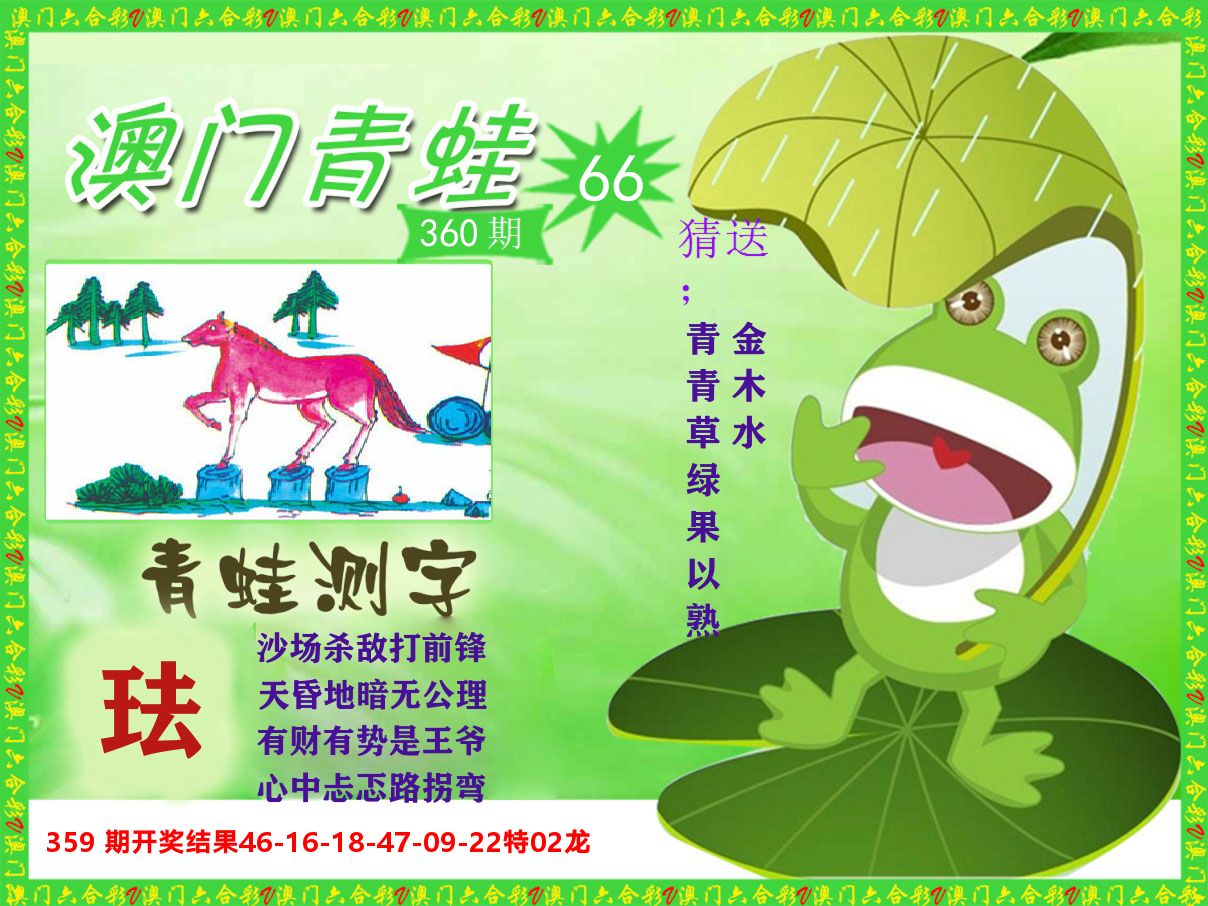 青蛙系列66 第360期