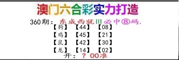 东成西就 第360期