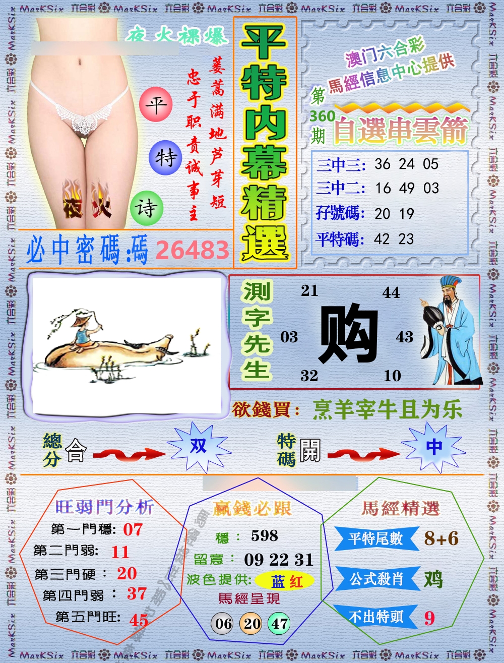 平特内幕精选 第360期