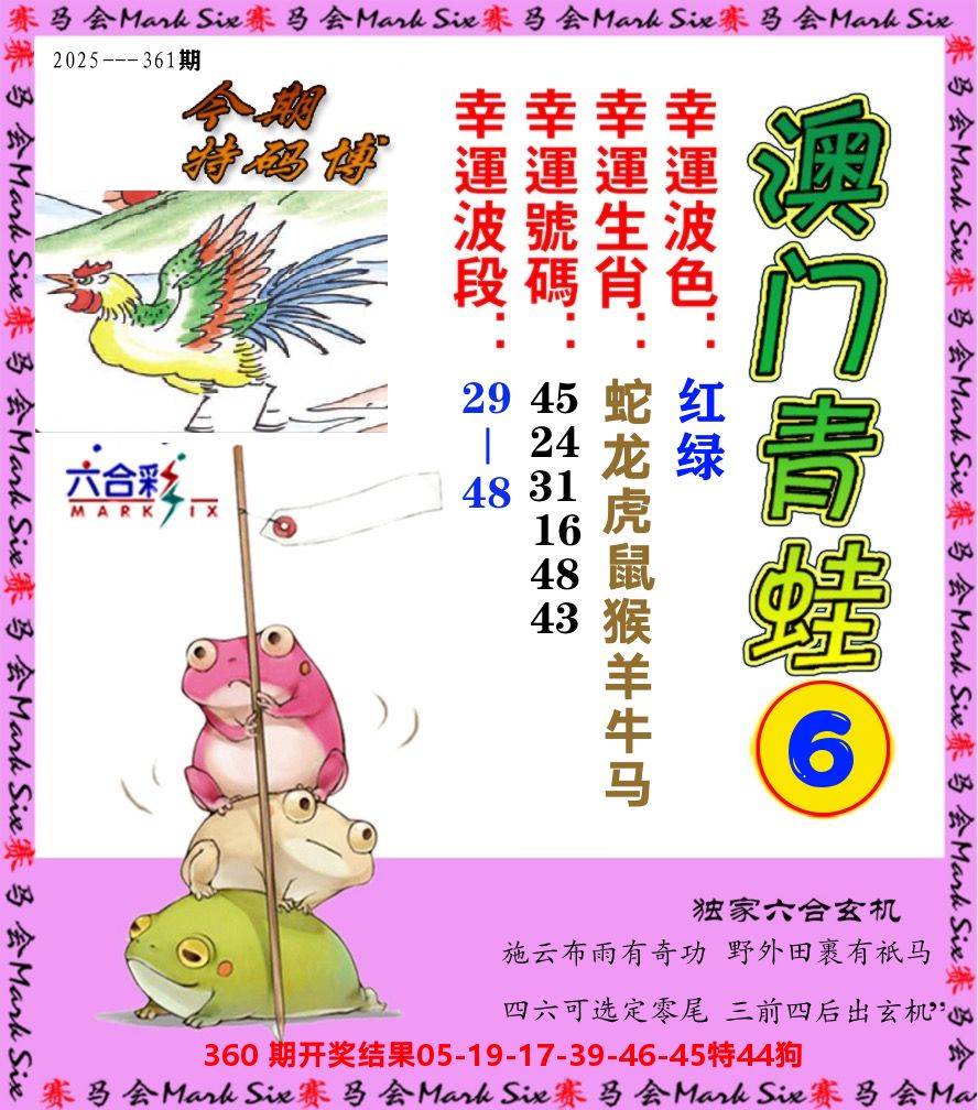 青蛙系列6 第361期