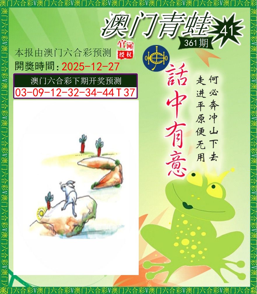 青蛙系列43 第361期