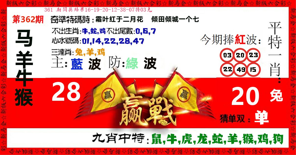 赢站 第362期