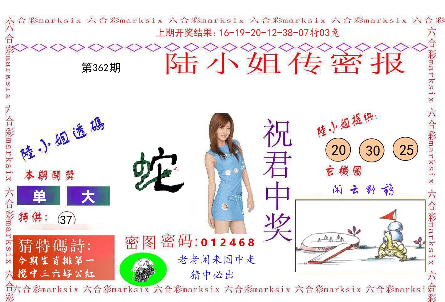 陆小姐密报 第362期