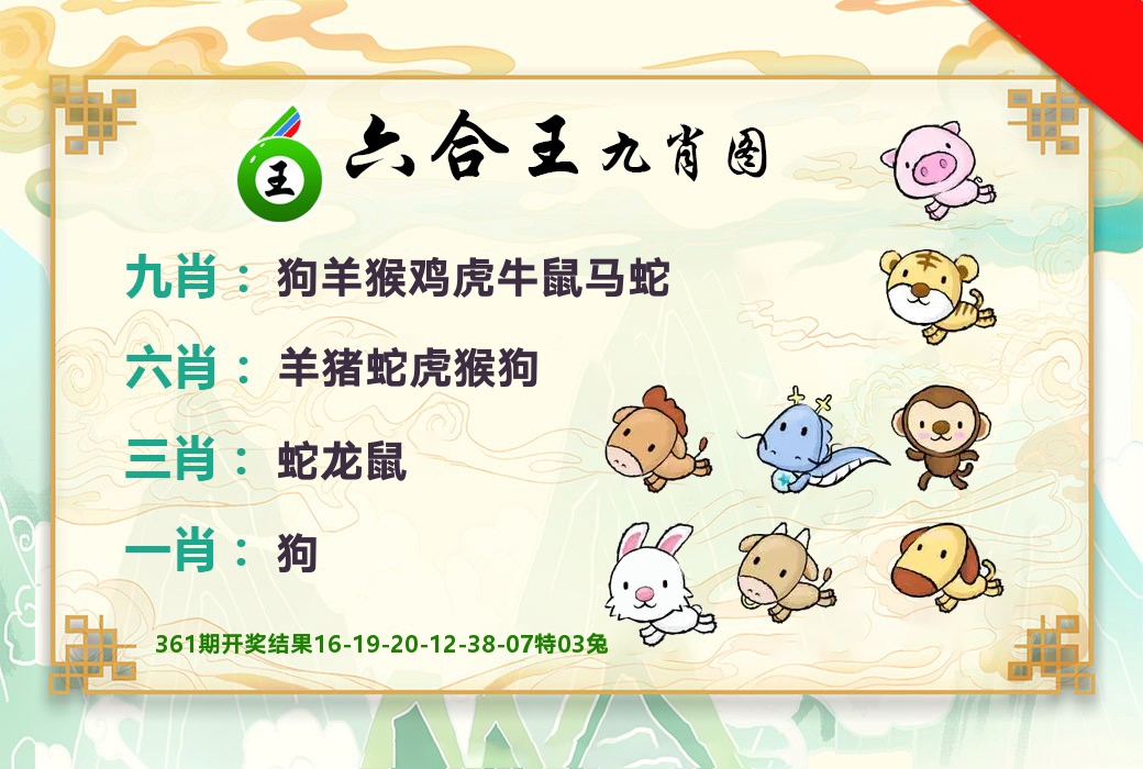 六合王九肖图 第362期