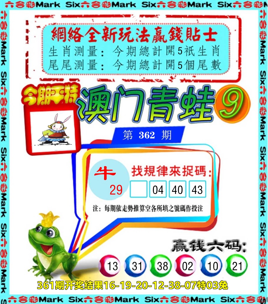 青蛙系列9 第362期
