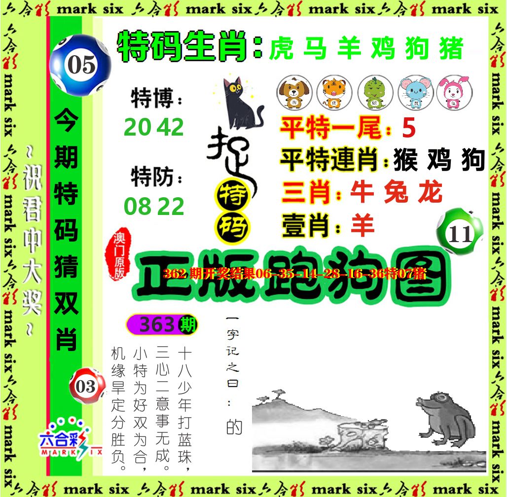 正版跑狗图 第363期