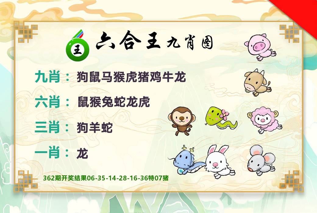六合王九肖图 第363期
