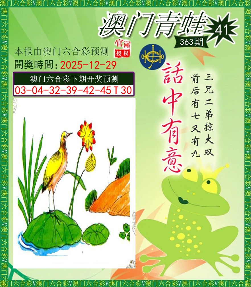 青蛙系列43 第363期