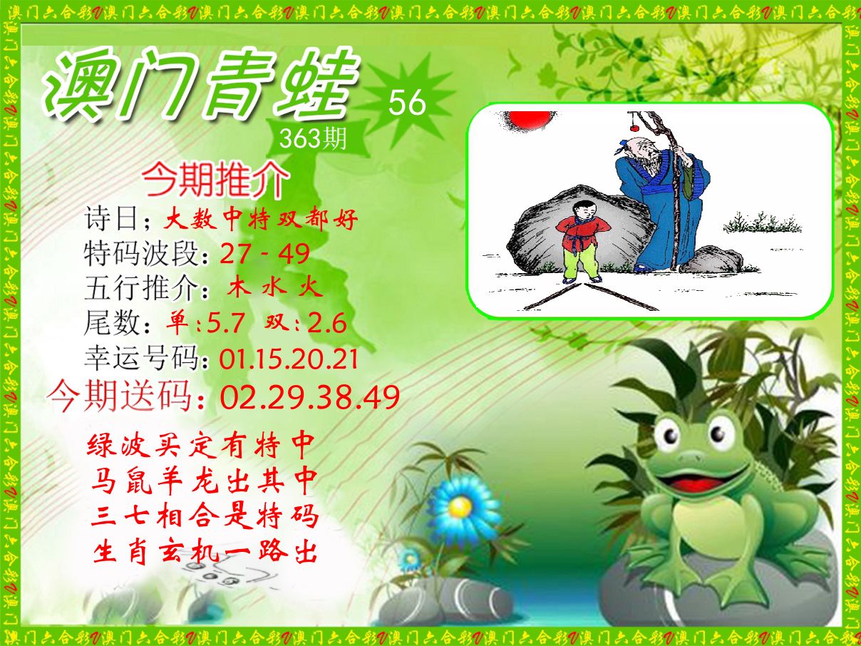 青蛙系列56 第363期