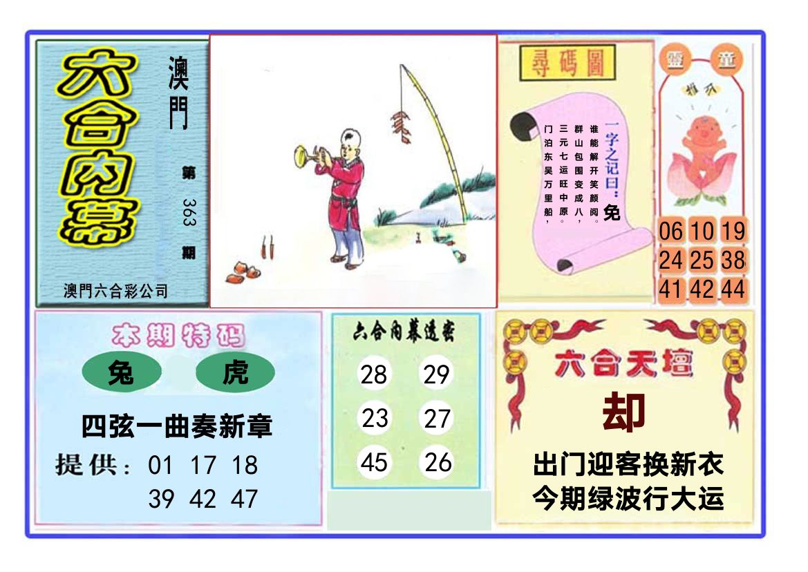 六合内幕 第363期