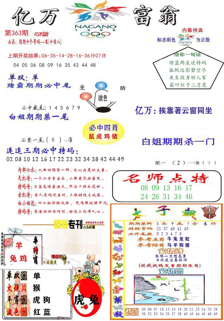 亿万富翁 第363期