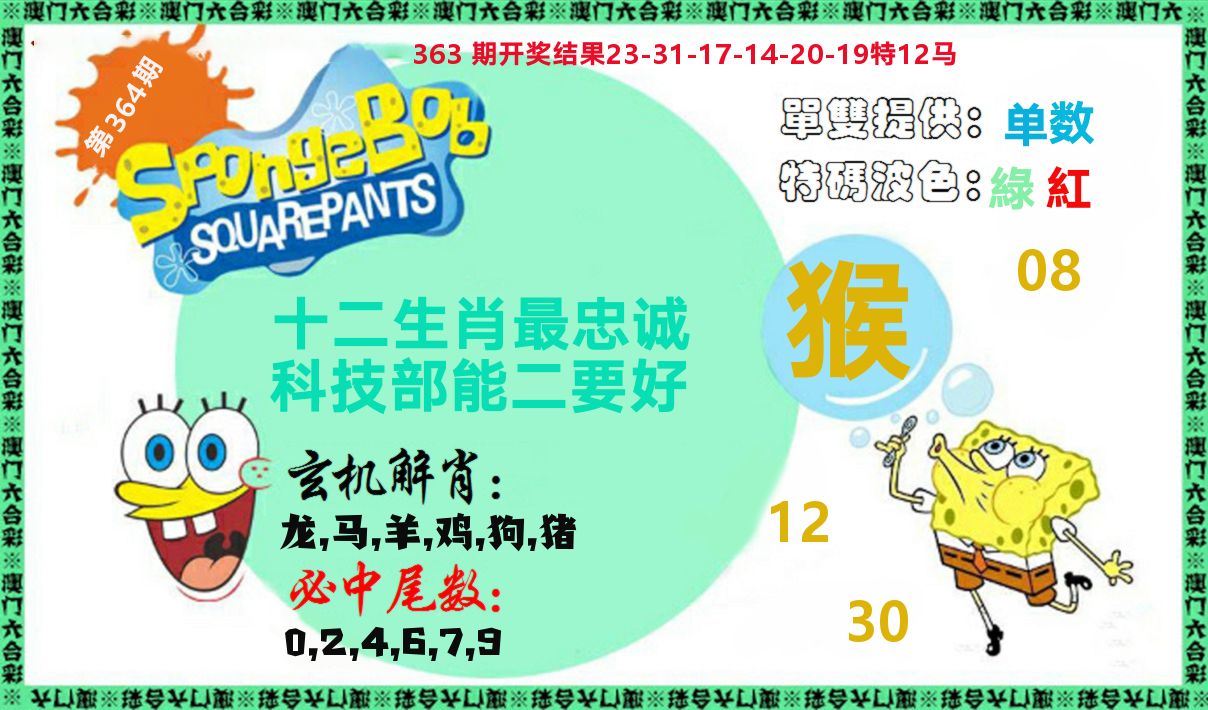 新特码玄机 第364期