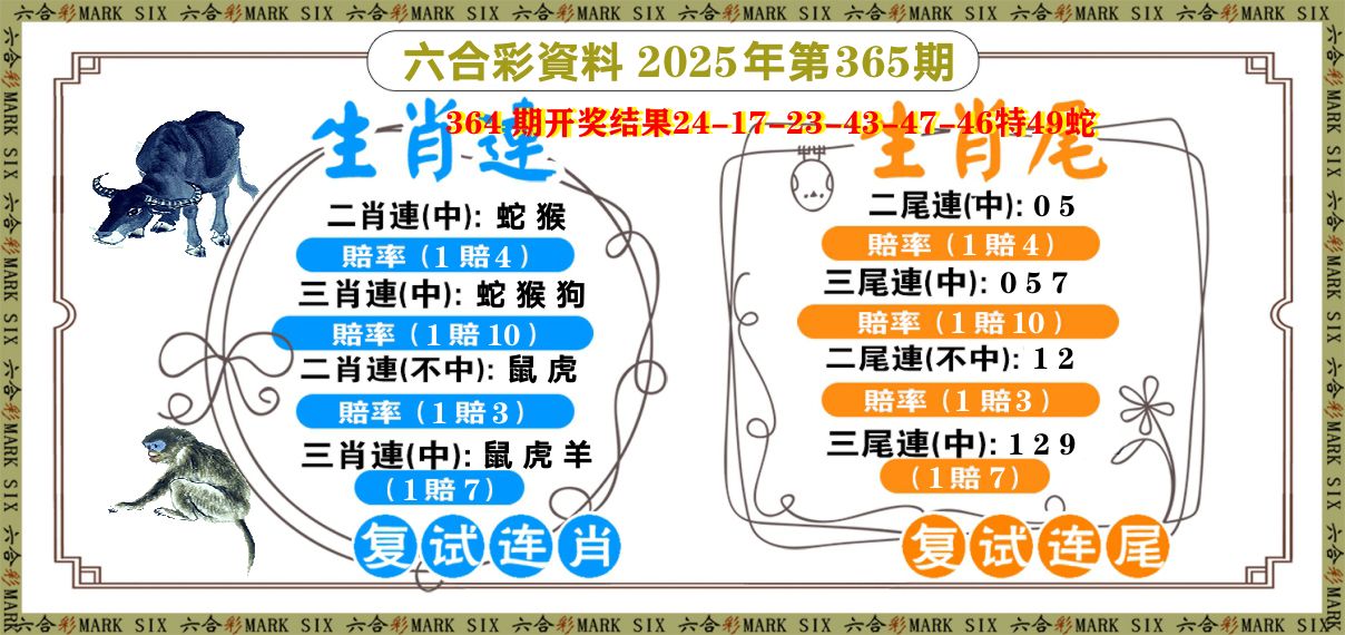 复试连 第365期
