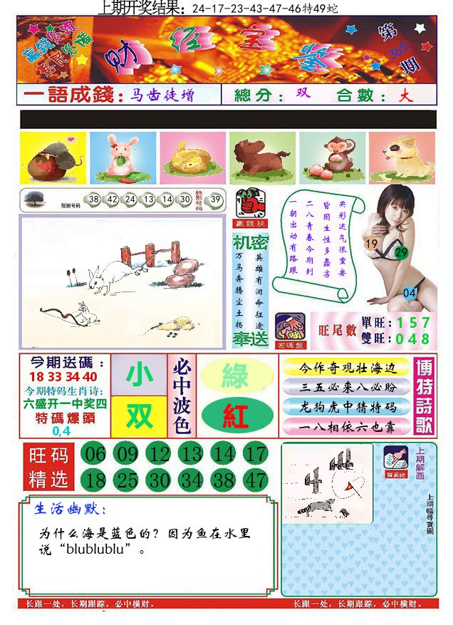 澳门财经宝鉴 第365期