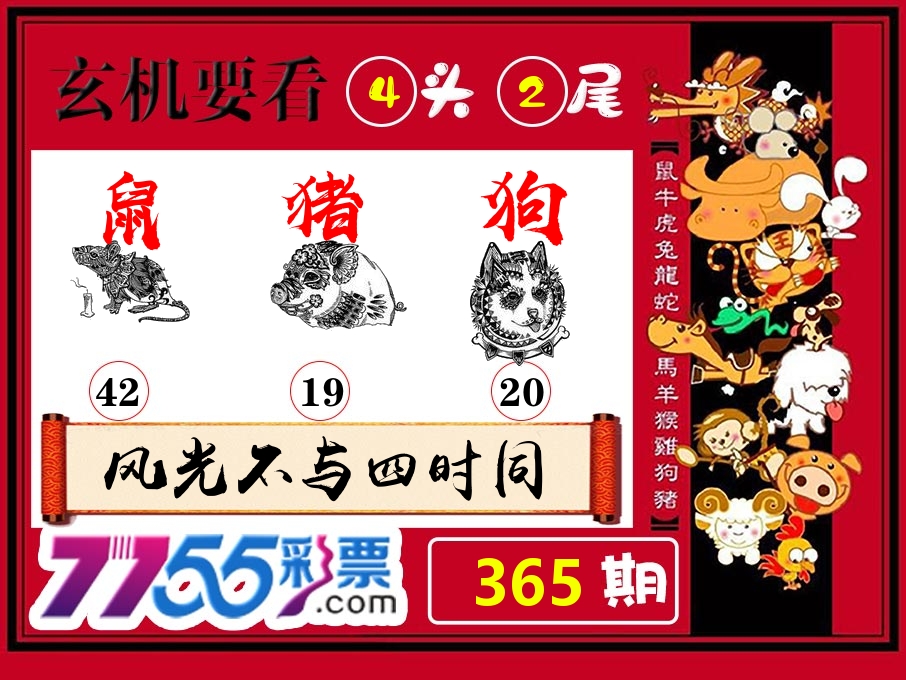 玄机要看 第365期