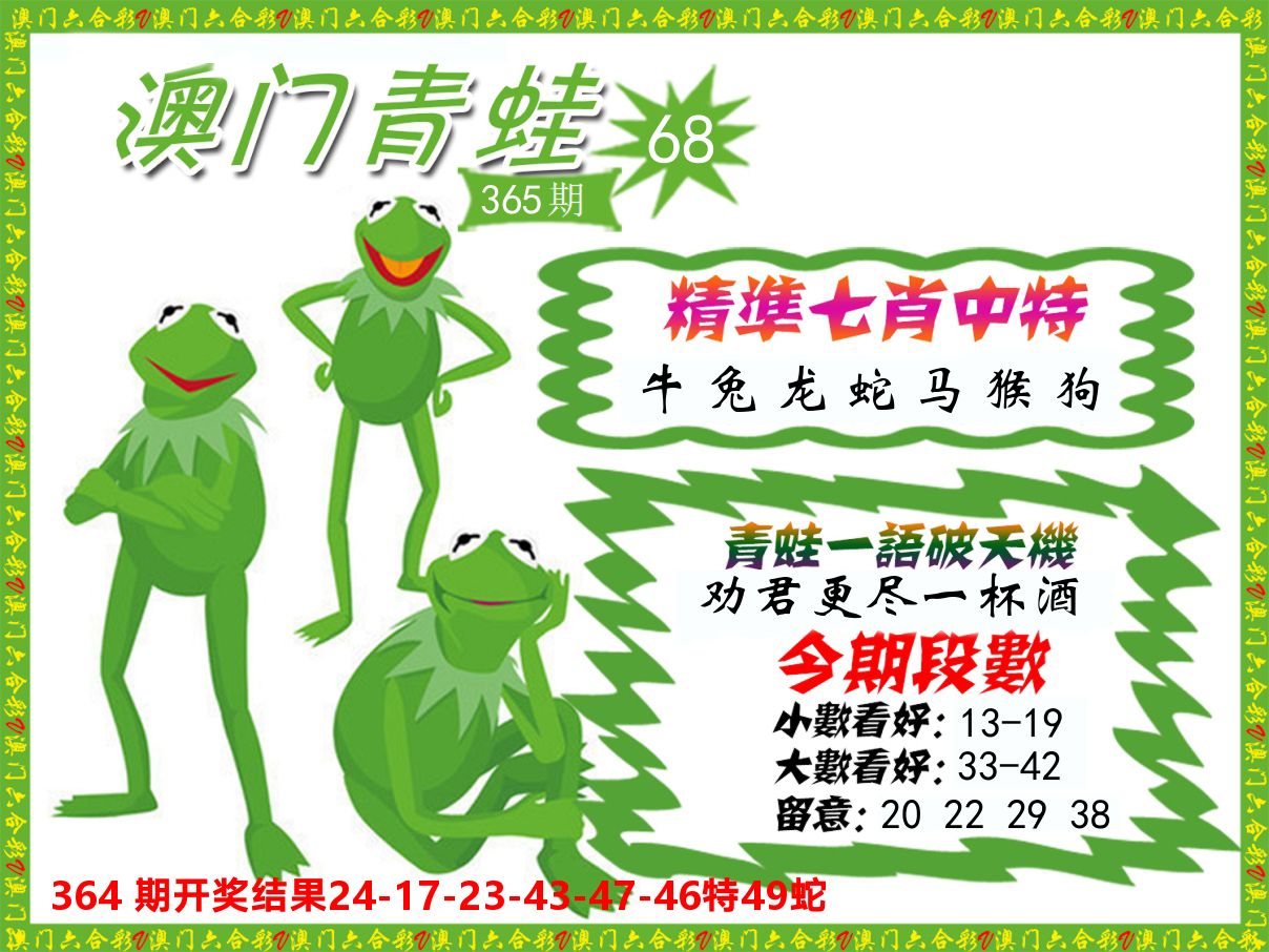 青蛙系列68 第365期
