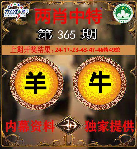 两肖中特 第365期