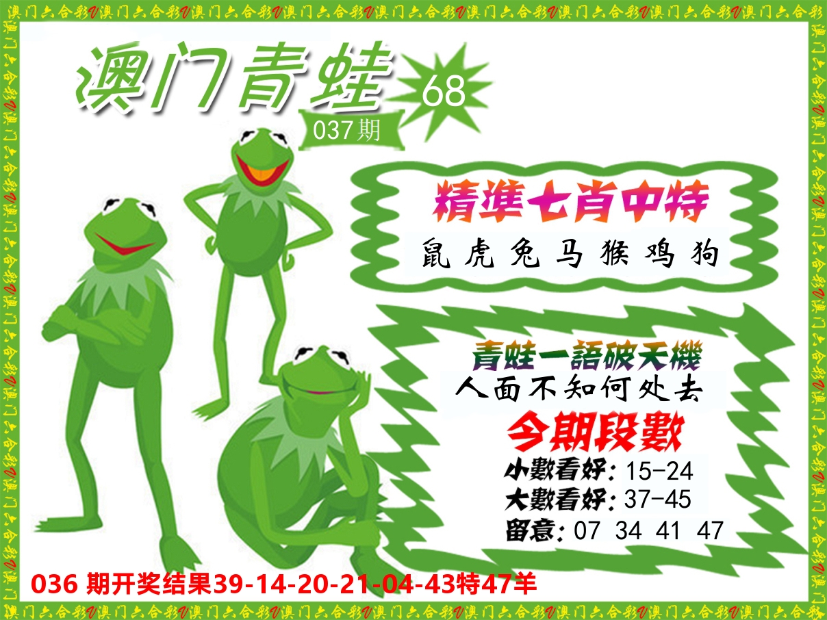 青蛙系列68 第37期