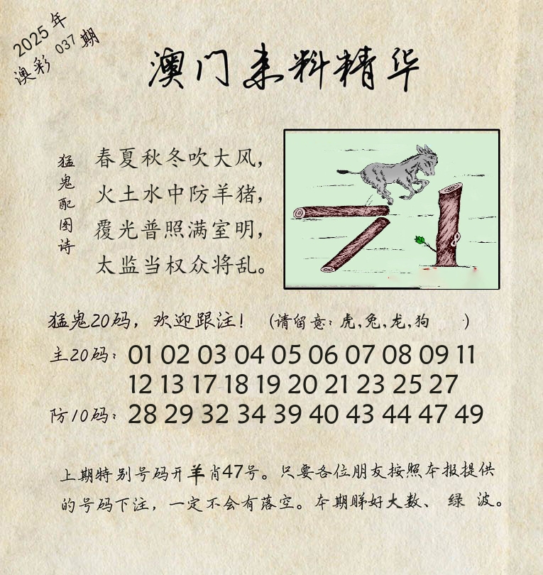 精华来料 第37期
