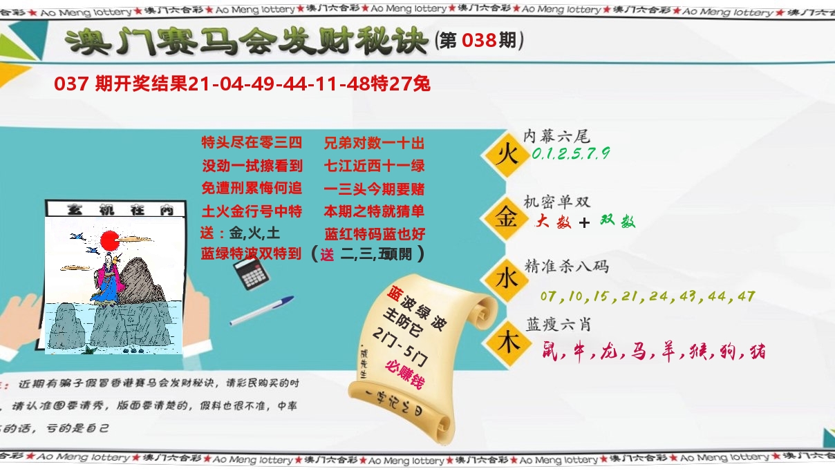 发财秘诀 第38期