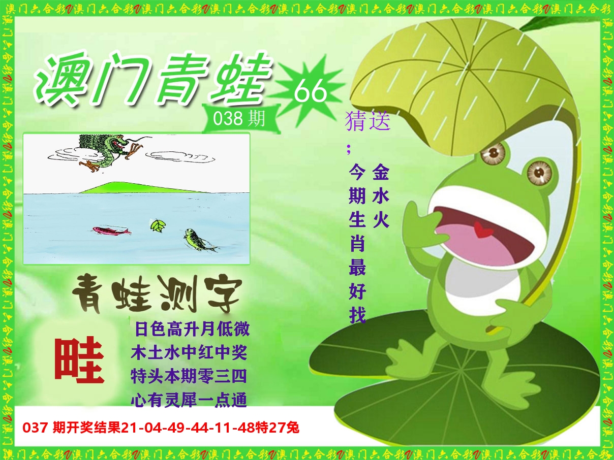 青蛙系列66 第38期