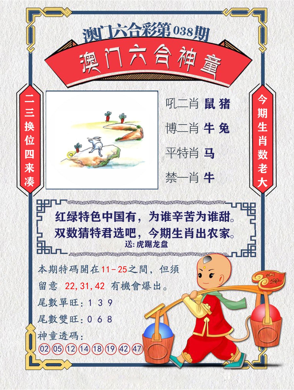 六合神童 第38期