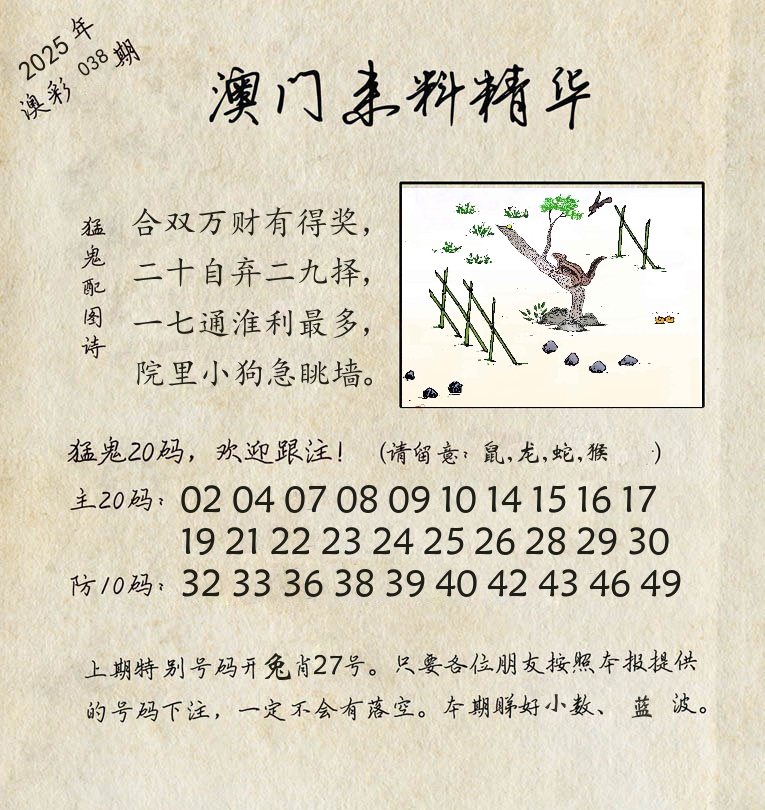 精华来料 第38期